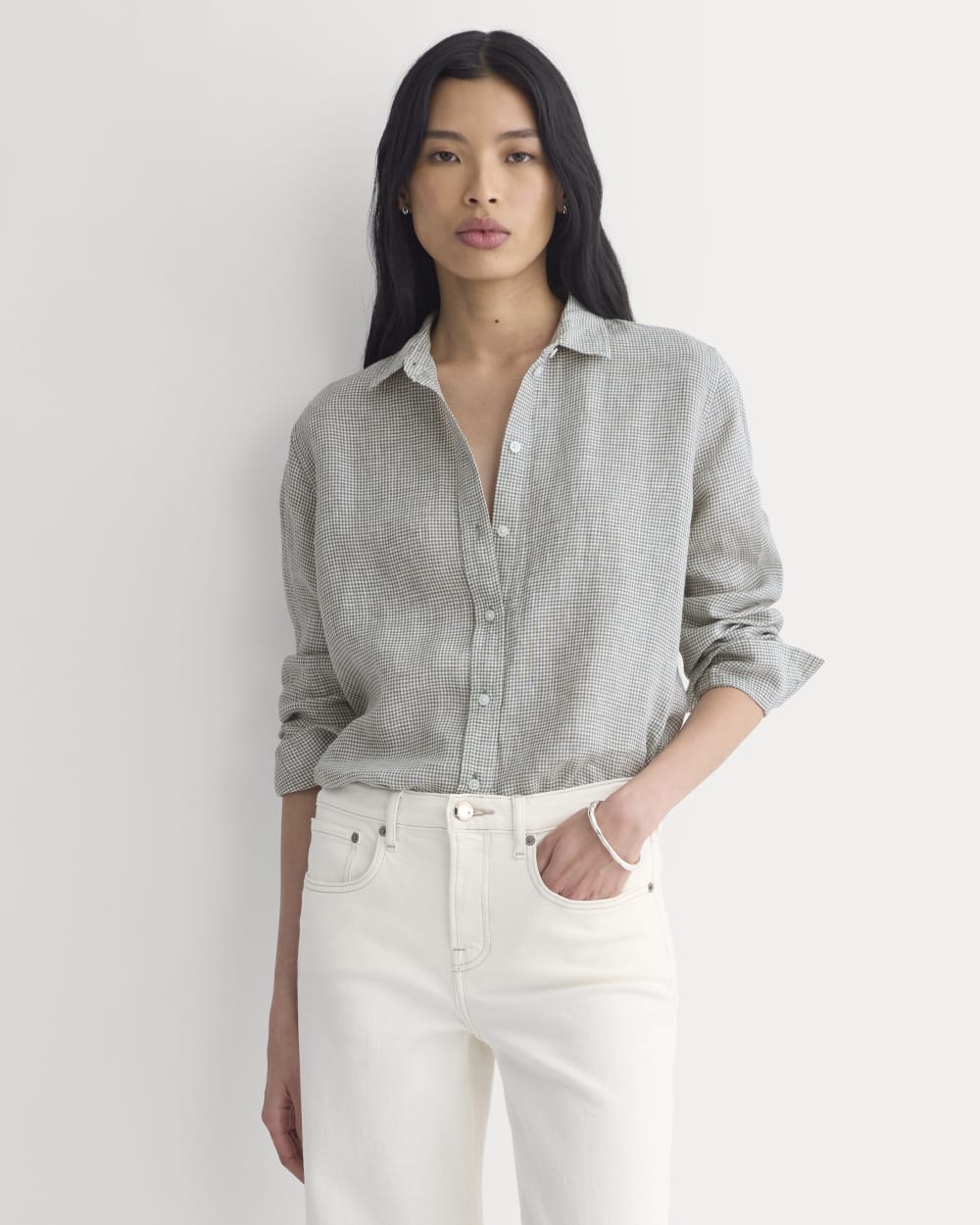 The Must-Have Shirt in Linen | Agave Green