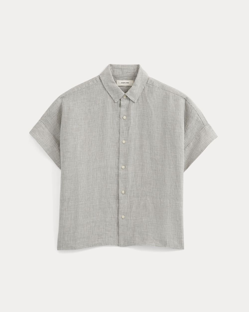 The Boxy Shirt in Linen | Agave Green