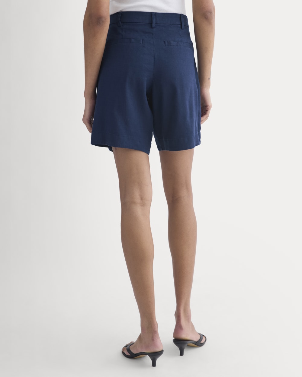 Tailored A-Line Short | Navy